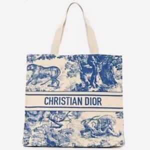 DIOR Toile de Jouy Tiger Motif from the Dioriviera Capsule Collection.